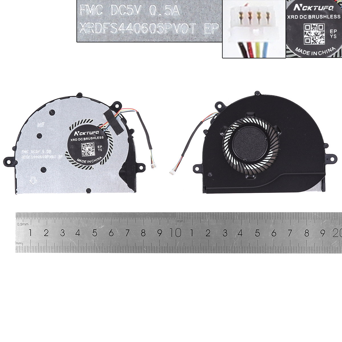 Picture of New Replacement CPU Cooling Fan For Lenovo YOGA 720 yoga 320 YOGA 720-12IKB FK3V High copy N/A Layout